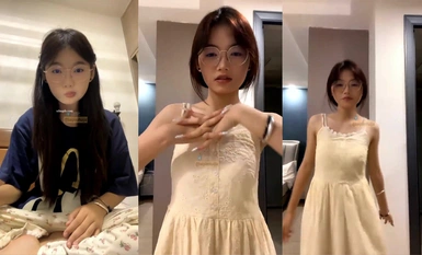 Nữ sinh ngây thơ [Kunkuntu] khoe đạo cụ trong ký túc xá và thủ dâm điên cuồng với chất nhờn trắng và run rẩy! (8)