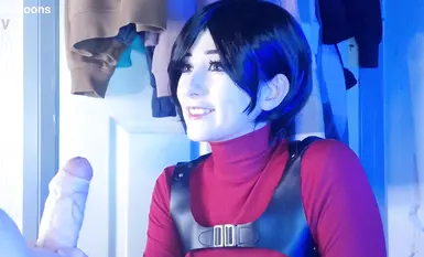 미스문스 코스프레 큰 가슴 미녀 열정적 섹스 (2)