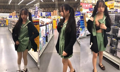 【สตูดิโอ Ximeng】สาวน้อยผมหางม้าคู่สุดน่ารัก Ma Yuqi เปลือยกายเต้นรำกลางแจ้งในสวนสาธารณะ (5)