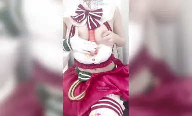 Người nổi tiếng trên mạng top hổ trắng phúc lợi Ji [mối tình đầu Xiao An] cos thủ dâm (5)