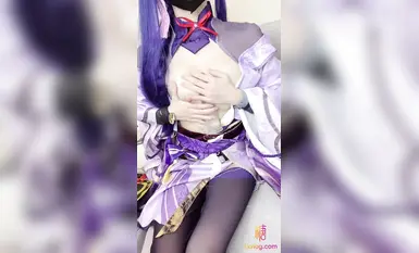 Internet celebrity super white tiger welfare Ji [First Love Xiao An] Thunder General cos-juicy honey hole