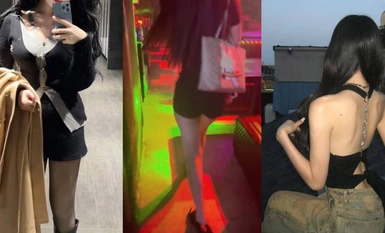 Cinta No. 1 Shenzhen sedang bercuti musim panas, dan kami akan pergi ke pub untuk minum. Sosok dan wajahnya sungguh menakjubkan-1