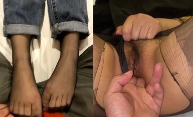 High-quality B-grade leaked content on cloud storage: a seemingly innocent girl with tattoos is secretly insatiable; she's brutally fucked without a condom by her hookup partner, moaning incessantly.