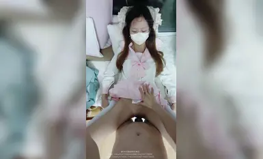 91 God's Girlfriend, with a slender figure, a pink-haired little chef being hugged by her father and penetrated from behind while cooking.