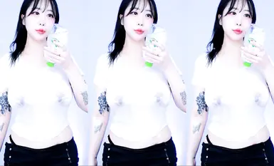 Korean busty dancer @yso1004's wet and nude dance compilation (20)