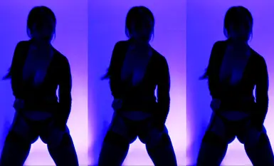 Korean busty dancer @yso1004's wet and nude dance compilation (32)