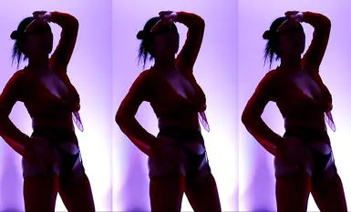 한국인 풍만한 댄서 @yso1004의 젖은 누드 댄스 모음 (34)