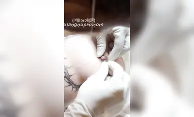 清純E奶顏值蘿莉「小狗PRO」12月最新調教福利 鐵鏈子捆綁精油纏身撕破全身黑絲露出巨乳肥臀 (4)