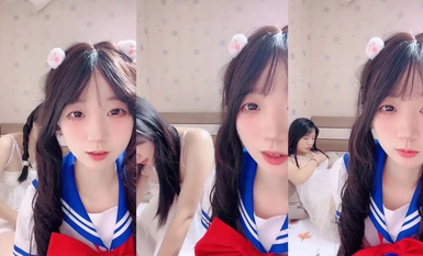 校花首次帶閨蜜下海直播【邪惡雙馬尾】以身作則~道具狂插 (19)