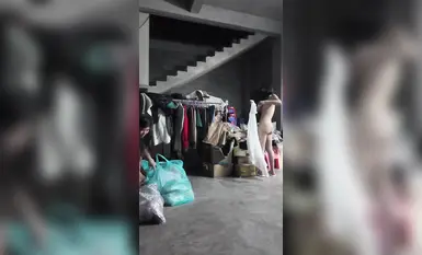 景區一日游，炸裂露出，【cikaimoon】，一路上回頭率百分百，環衛工小商販們目瞪口呆_4