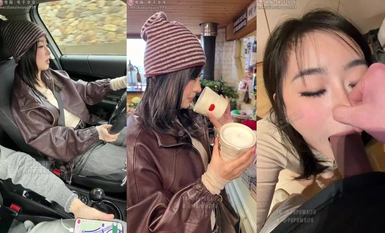 推特極品阿黑顏反差騷母狗「Pupu噗噗」一個平常的一天，噗噗被抱起來操了，口爆吸精