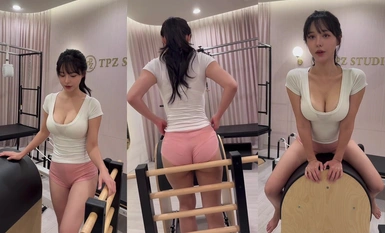 韓國頂流網黃反差主播【BJ徐婉】最新流出啪啪超高價定合集，被綁起來，跟主任戶外野戰，穿著制服被操，性感按摩師的特別服務 (4)