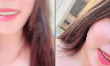 美女落九川说话嗲嗲娇嫩小美女，小小年纪这么骚，手指扣穴揉搓，被舔这里很舒服，淫语骚话不断，高潮震出白浆