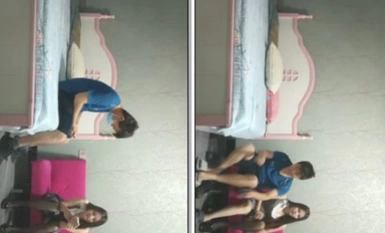 I am prettier than the photo, black silk legs and high heels, 69 posture oral sex work is great, active riding up and down explosion fuck!