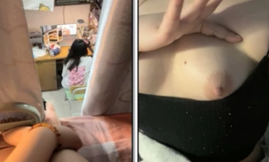 [Fun in the College Dorm], immersive voyeurism of female college students, superb pink little slut, wonderful dialog, jerk off masterpiece 1