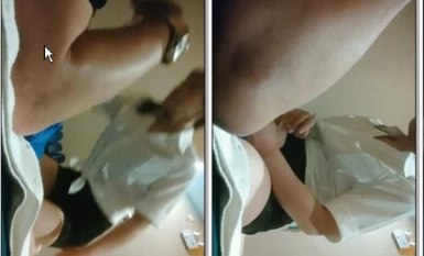 [Old King 1 scouting flower] to engage in foot bath female technician, only to rub not to fuck, pull out the JB masturbation, open the panties friction pussy