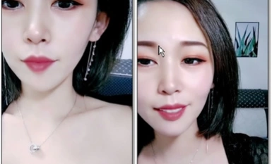 The face of the perfect face goddess hot dance seduction, change transparent panties, but still the scale is small .