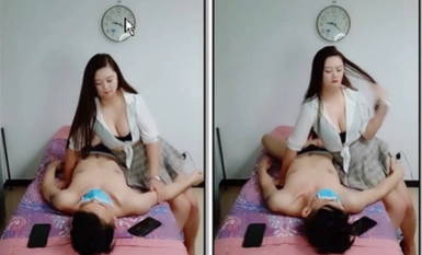 [Cute and sexy], erotic massage parlor, busty na dalaga ang mukha ay punong-puno ng kagandahan, ang makatarungan at bilog na puwitan ay mataas, ang saya saya niya sa pagpasok at pagfinger sa kanyang puke.