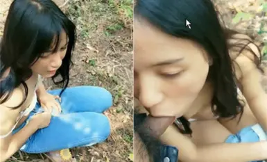 Take pure cousin wilderness open wilderness war, find a piece of hidden place to stand on the mouth, back into the fierce fuck, the girl is really tender.