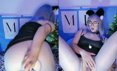 Uniform black silk big ass girl hot body temptation masturbation props double penetration stimulation of the vagina and clitoris cool rhythm!