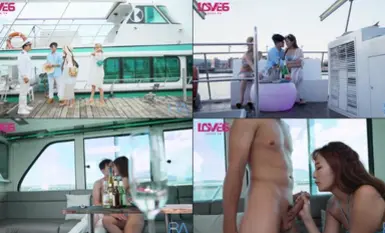 Royal Chinese RAS0200 SEX Yacht Party Seducing the captain in front of her boyfriend in a raunchy party Kim Bo Na
