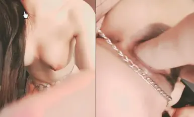 Big-eyed cute girl, bone dry goddess model body, electric ass big ass finger picking, black silk hot dance twisting