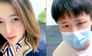 Napakagandang babae sa sexy na uniporme! Gumawa ng appointment sa malaking kapatid na lalaki sa listahan ng fuck! Itaas ang kanyang maikling palda at sinturon, sipsipin at i-deepthroat ang malaking titi, ibuka ang kanyang mga binti at sipain siya, patuloy