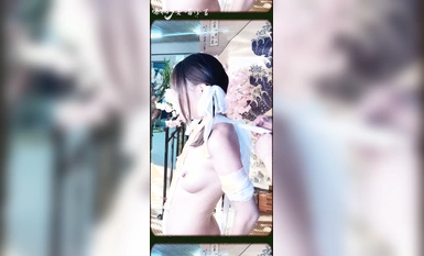 High-end ACG industry goddess exploding machine girl ▌Meow Xiaoji ▌three point full exposure "Ninjitsu" full of positive energy Bump exciting cherry fresh white tiger (2)