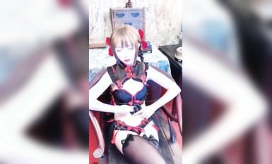 High-end ACG industry goddess explosion machine girl ▌Meow small Ji ▌classical erotic "mirror flower water moon" black silk tender small BB broken pussy appreciation (1)