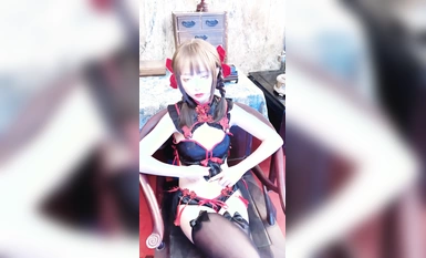 High-end ACG industry goddess explosion machine girl ▌Meow small Ji ▌classical erotic "mirror flower water moon" black silk tender small BB broken pussy appreciation (2)