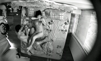 หลุดภาพหลุดล่าสุดของห้องเซ็กซ์รายชั่วโมงของโรงแรม Lecheng ❤️ชายที่เช่าห้องพักในโรงแรมให้คู่รักวิทยาลัยกางหีขนของแฟนสาวแล้วศึกษาดู