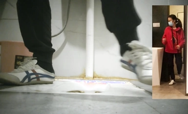 高級料亭の女子トイレで、若い美女たちをこっそり撮影。