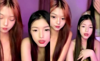 The best of the best [Han Han Lu Lu Sisters] Big Tits Sister and Little Tits Sister's Temptation~Adult Student by Wolf~Very WOW Monk look at it also want to cum! 3V (1)