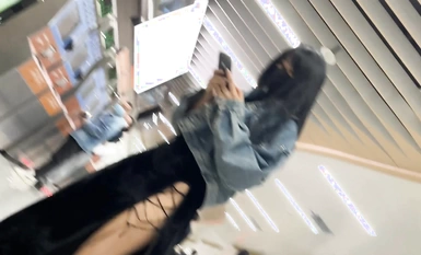 The god tailed the beautiful girl to secretly shoot the beautiful girl under the skirt scenery The best open fork cheongsam beauty harassment goods vacuum out of the street through the heart cool CD white dress lady's lace underwear and panties