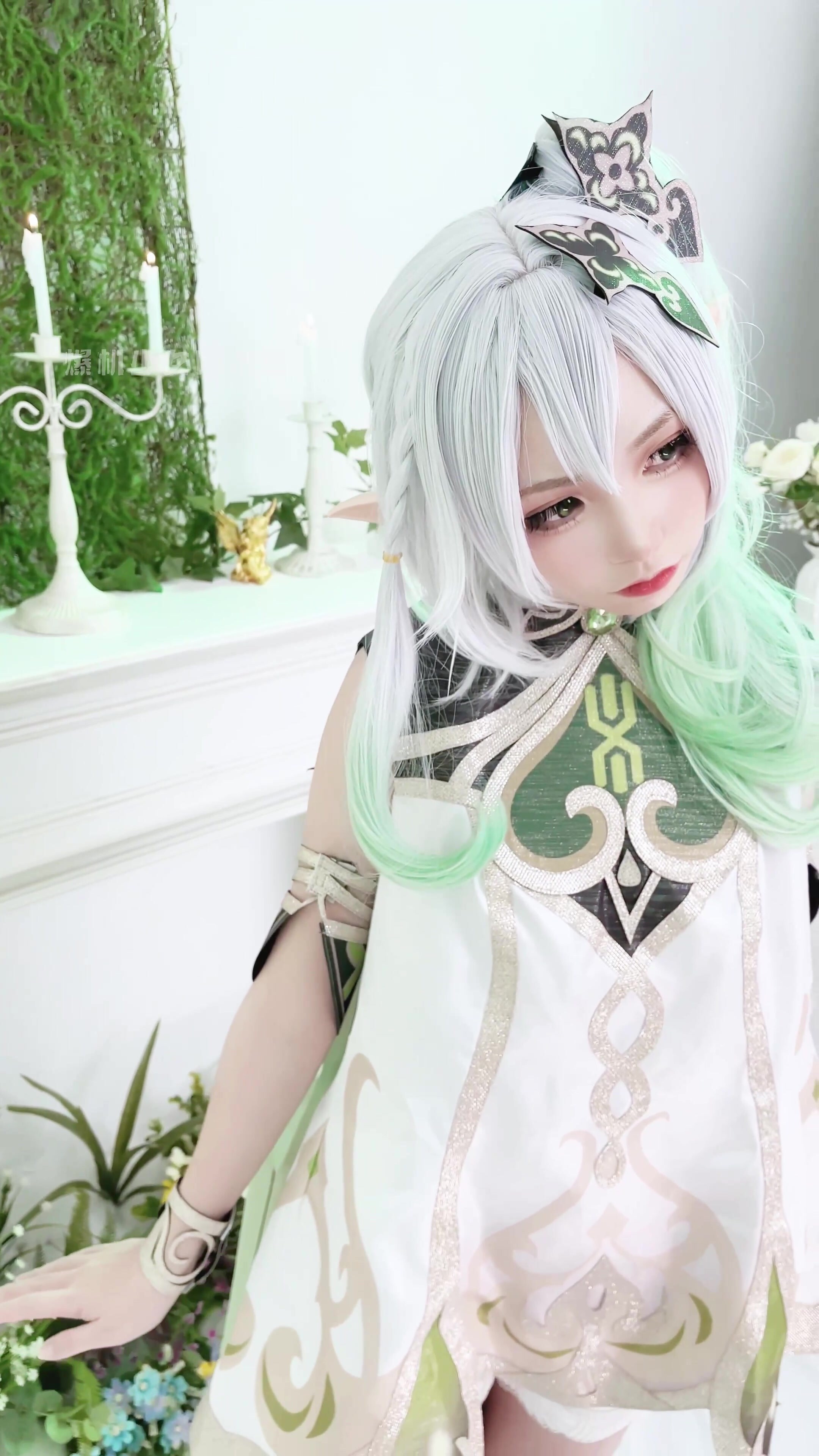 高端ACG業界女神爆機少女▌喵小吉▌珍品T3會員《原神 · 納西妲》超美夢幻少女胴體 珍藏必備爆贊! (2)