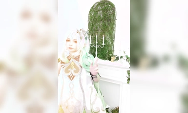 Ang high-end na dyosa ng industriya ng ACG na sexy na batang babae ▌Meow Xiaoji▌Treasure T3 member na "Genshin Impact Nasida" ay isang napakagandang koleksyon ng bangkay ng pantasyang babae ay dapat magkaroon (1)