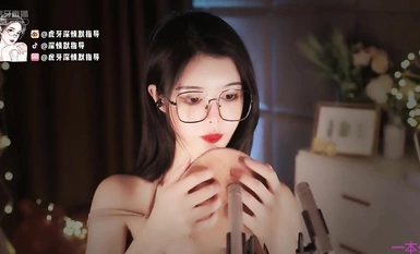 HYTV高顏值主播@深情默指導 asmr耳騷合集 (6)