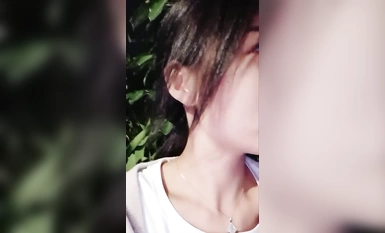 Yan Pretty Outdoor Seducing Passersby Series (2)