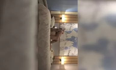 Plump and beautiful ass little young woman, touch the buttocks buckle slut hole, press the head of the deep throat oral sex, holding the big white ass explosion fuck, legs on the shoulder to carry the thrusting