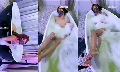 Ang kabataan, walang talo, balingkinitan, mahaba ang paa at masungit na diyosa na babae [Sister Ding Ding] ay pribadong kinukunan ng pelikula ~ naghuhubad ng hubad at sumasayaw nang mapang-akit, sumisigaw habang hinihipo ang sarili at kumakain ng titi (5)