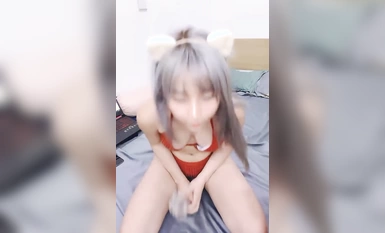 蘿莉女神❤️童顏巨乳】極品反差婊Mei閨蜜『小玲兒』最新性愛私拍 極品反差換裝啪連續精液內射 (4)