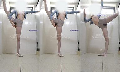 [Kontras Cemerlang❤️Badan Atas] Ballerina "The Nutcracker" Dewi Jatuh Tarian Bogel dan Seks Terkini❤️Pelbagai Kedudukan Sukar, Seks Mewah, Creampie, Orgasme, Sutera Kelabu Kuda Satu Potong (9)