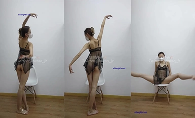 [Kontras Cemerlang❤️Badan Atas] Ballerina "The Nutcracker" Dewi Jatuh Tarian Bogel dan Seks Terkini❤️Pelbagai Kedudukan Sukar, Seks Mewah, Creampie, Orgasme, Sutera Kelabu Kuda Satu Potong (6)