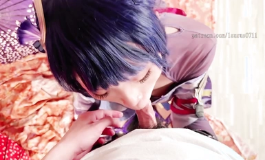 ✿勁爆硬核❤️二次元✿ 超淫三點全露出Cos雷電將軍▌浵卡▌掰穴鑒賞極品美鮑 口交龜頭責嫩穴榨精 滿所有性幻想 (1)