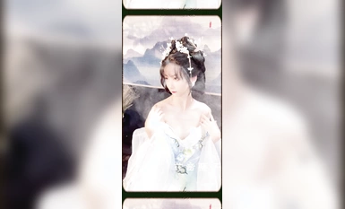 High-end absolute beauty ❤️ private shoot] super hot net red meow small Ji gold partner goldfish kinngyo new work "Cang Wu Yao" painting style beautiful to explosion puffy breast pussy tempting to the extreme (2)