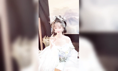 High-end absolute beauty ❤️ private shoot] super hot net red meow small Ji gold partner goldfish kinngyo new work "Cang Wu Yao" painting style beautiful to explosion puffy breast pussy tempting to the extreme (1)