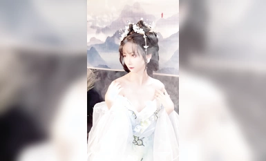 High-end absolute beauty ❤️ private shoot] super hot net red meow small Ji gold partner goldfish kinngyo new work "Cang Wu Yao" painting style beautiful to explosion puffy breast pussy tempting to the extreme (1)