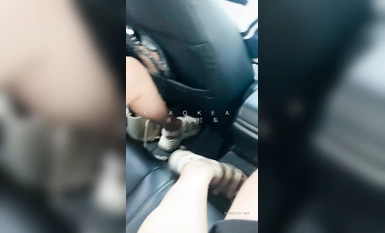 [Heavyweight huge contribution ❤️ sex reveal] original couple reveals the world god 『Small lovely』September latest travel shoot reveals pops The woman who was ejaculated multiple car shock back into the black silk fat buttocks