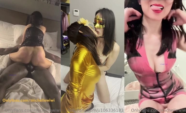 ❤️ グループセックス乱交ファック】美涼セクシー淫乱女『ミシェル』広東熟女×黒人白組P淫乱✨黒人の超巨根ドライワイルドスプレーで淫乱マンコ小淫乱シーズン3(1)