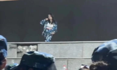 The whole network burst into flames! Ten thousand people are madly seeking! Northwest University for Nationalities military training female cadets perform tits too big dancing reveals full version! Multi-angle the whole network's most complete version!